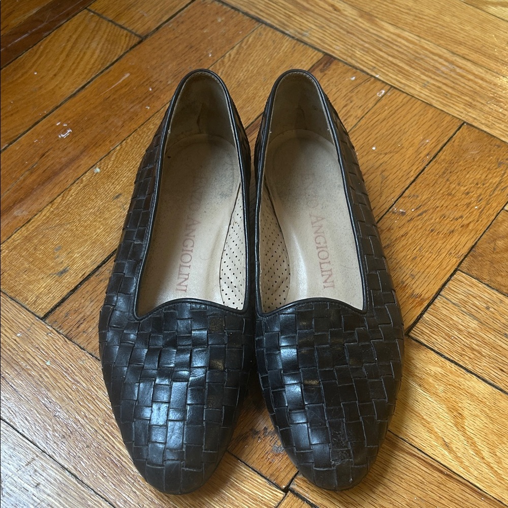 Vintage Enzo Angiolini Woven Loafers